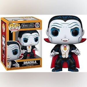NIB Funko Pop! Movies Dracula #1634 - Red Cape & Black Suit Universal Monsters